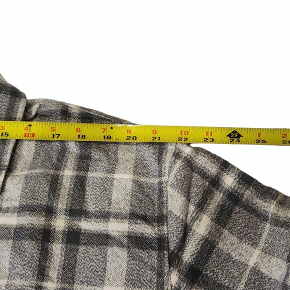 Abercrombie & Fitch 90's Oversized ShirtFlannel Long Sleeve Plaid Button Down - Picture 5 of 9